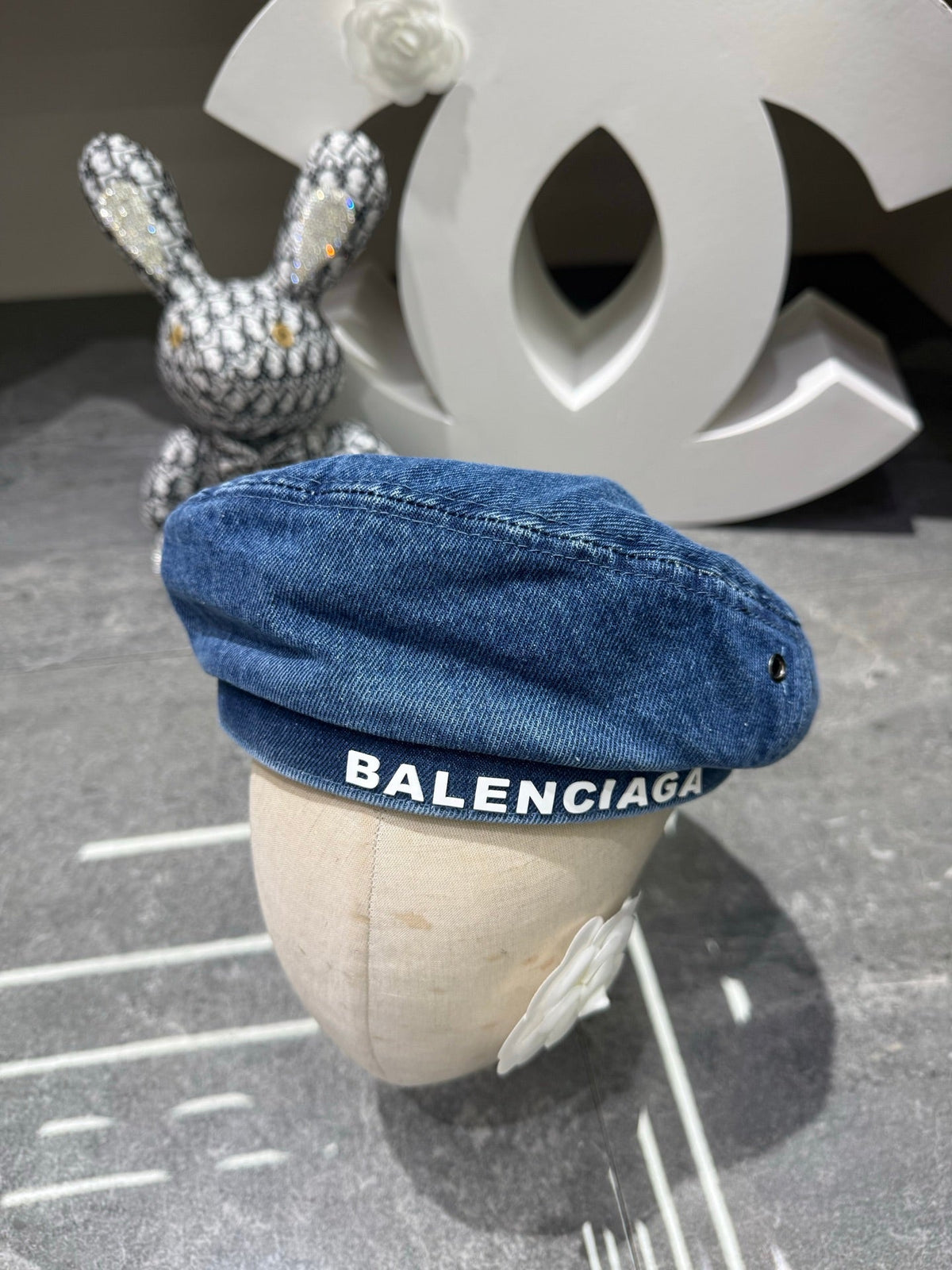 Balenciaga Denim Beret